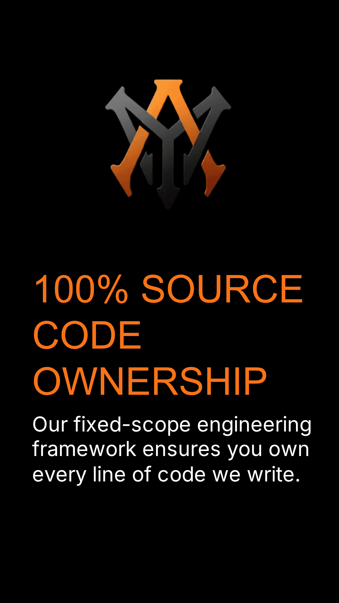 100% Source Code Ownership