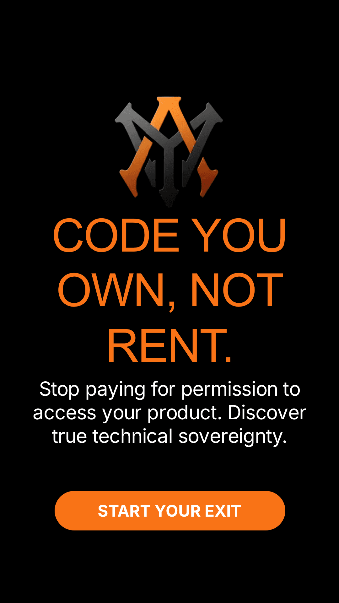 Code You Own, Not Rent